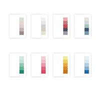 Sticky Memo Notes Pad Label Bright Neon Colours Flags Cube Mini Notepads Papers for Students Office Small Pocket Size Bookmarks Pack 5 Pcs Very Clever Treatment