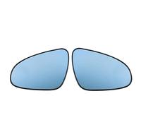 Sticky mirror glass For Toyota For Corolla Heated Blue Side Mirror Wing Glass Lens Left and Right Side Mirror 2014-2017 car parts(Left and Right)