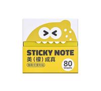 Sticky Note Dispenser Pop-Up Sticky Notes for Office School 80 Sheets，B