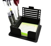 Sticky Note Dispenser,Sticky Note Storage Box | Reusable Stationery Desktop Paper Dispenser for Home Shelves College Dorm Meeting School Students Teachers Classroom Drawers Study Workplace