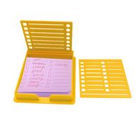 Sticky Note Holder, 2025 New Double Insert Sticky Note Stencil, Versatile Sticky Note Stencil, Memo Pad Organizer with Lines Box Drawing Template for Office