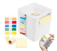 Sticky Note Holder Dispenser - Sticky Note Pad Dispenser Organizer - Office Desk Storage Accessories, Desktop Organizer for Shelf College Dorm Office Home Schedule Planning