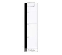 Sticky Note Holder for Computer Monitor - Side Memo Board with Bottom Notch, Reminder Pad, Monitor Side Panel for Notes, Memos, to-Do Lists, Office Desk Organizer for PC & Laptop Screen