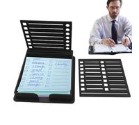 Sticky Note Holder for Desk, Sticky Note Organizer - Versatile Desk Template | Teacher Stand with Stencil, by al