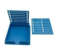 Sticky Note Holder for Desk,Versatile Portable Note Organizer | Portable Teachers Double Insert Storage Box, Sticky Note Holder for Home, School, Business