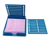 Sticky Note Holder,Sticky Note Stencil Sticky Note to Do List Stencil Sticky Notes Stencil Post It Note Template for Desk Office Home School Accessories