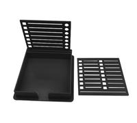 Sticky Note Organizer,Versatile Sticky Note Stencil | Portable Holder Stencil, Double Insert Storage Box for 3x3inch Self-Adhesive Pads