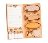 Sticky Note Pad Tearable Lined Notepads Colorful Design Writing Pad Smooth Writing Paper for Students Professional Lined Stick Note