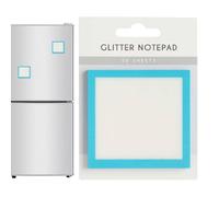 Sticky Note Pads | Glitter Notepad Sticky Notes | Self-Stick Notepad Page Marker Office Supplies for Student Teacher Classroom School Desk Study Books Annotation Textbooks Notebooks