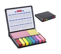 Sticky Note Pads, Sticky Notes Notebook | Creative Notepad Set | PU Leather Business Paper Brick Sticky Note Pad, School Supplies, Tabs