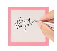 Sticky Note Pads - Transparent Self-Stick Note Pads,Journaling Supplies, Writing Memo Notepad for Books Annotation Office Textbooks Student Teacher Study Classroom