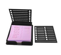 Sticky Note Stencil,1pack Sticky Note Holder for 3x3 inch,Note Pads Dispenser,Versatile Teacher's Note Template Holder,School Supplies Desk Accessories