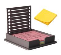 Sticky Note Stencil and Holder Set | to-Do List Organiser Template with 3x3 Inch Notes | Perfect for Desk, Office, Home & School Stationery Accessories Reusable Note Organizer