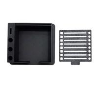 Sticky Note Stencil, Desktop Note Holder, Reusable Stationery , Compact Paper Dispenser, Notes Tool for Desk, Ideal for School, College Dorm, Study Drawers, 4.09 x 1.57 inches