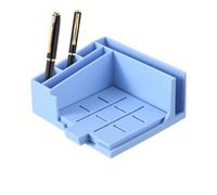 Sticky Note Stencil - Portable Storage Tool Sticky Note Stencil Organization | for Family Friends Men School Home Offices Indoor Desk Daily | Memo Organizer with Five-Line Drawing Template Pen Holder