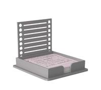 Sticky Note Stencil Template,Sticky Note Line Stencil and Holder,Post Note Holder for 3x3 inch Sticky Notes,Acrylic Post It Note Holder,Memo Pad Organizer with Line Box Drawing Template for Office