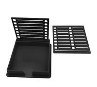 Sticky Note Stencil,Versatile Sticky Note Stencil | Portable Teachers Double Insert Storage Box, Sticky Note Holder for Home, School, Business