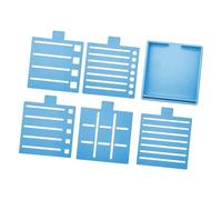 Sticky Note Template Sticky Notes Stencil Compatible Post Notes Includes Base and Templates for Organized Memo Note Pad Memo Pad Organizers