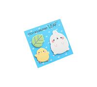 Sticky Notes 2 Pieces 20 Sheets Cute Rabbit Pattern Self-Stick Easy Sticky Home Office Notebook Marking Sticky Paper Book Important Information Reminding Notes Purple 8.5 * 8 cm Creative And Exquisite