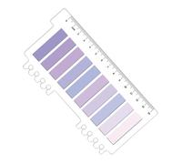 Sticky Notes - 200 Colored Page Indexing Tabs, Bright Adhesive Markers, Writable Text Strips, Durable Adhesive | Reading Improvement Notes for Students, Large