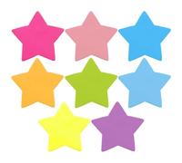Sticky Notes - 240 Sheet Bright Color Self Adhesive Memo Pads | Aesthetic Heart Star Shape Paper Reminder Flags for Home Office School Classroom College Teachers Students Study Organization Use