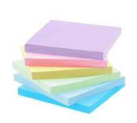Sticky Notes 24pcs Post Its Notes 3x3inch Notes Student Sticky Notes Tear-Off Message and Note-Taking Notebook(Image 6 Colors A)
