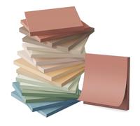 Sticky Notes, 3x3 Inch Self-Stick Pads in Vintage Colors for Office School and Home, Ideal for Students, Professionals and Planning