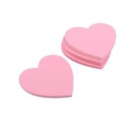 Sticky Notes 40pcs/Set Love Shape Sticky Note Paper, Portable Daily Important Things Cheat Book, Learning Stationery Supplies