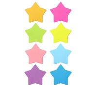 Sticky Notes, 480 Pcs Pentagram Shaped Self Sticky Notes, 8 Brilliant Colors, Self-Adhesive Notes Pad for Home, School & Meetings - Perfect for Organising & Reminders (70mmx70mm)