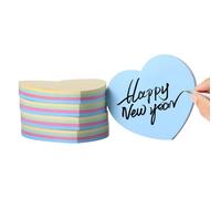 Sticky Notes - 500 Sheets Colourful Self-Adhesive in 4 Shapes | Strong Adhesive for Book Marking & Task Management | Office, Home, School, Meetings, Idea Organisation, Daily Reminder
