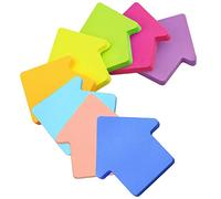 Sticky Notes, 560 Sheets Arrow Shaped Self-Stick Notes, Colorful Super Sticky Notes, Bright Post Stickies, Post Memo for Office Home School Meeting(76mmx76mm)