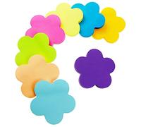 Sticky Notes, 560Sheets Plum Bossom Shape Self Sticky Notes Pad, Bright Post Stickies, Super Sticky Notes Pad, Colour Sticky Notes for Office Home School Meeting(76mmx76mm)