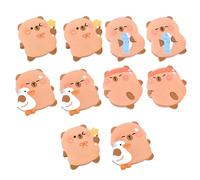 Sticky Notes - 60 Sheets Per Book Funny Capybara Animated Dividers, Self-adhesive Notepads | for Office Home School Teacher Christmas Birthday Work Classroom College Partner