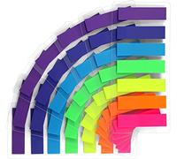 Sticky Notes,980 Pcs Sticky Notes Flags, Page Markers, Mini File Tabs, Book Markers, Bright Colors Page Index Stickers, Writeable Labels for Page Marking, with a Storage Bag (7 Colours)