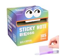Sticky Notes | Adhesive Note Pads,Pull Out Colorful Memo 105 Sheets/Roll Pads for Notebook School Workplace Highlights Students Home Reminder