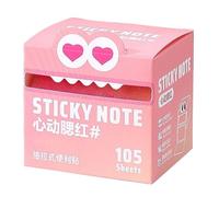 Sticky Notes | Clear Sticky Note Pads - Pull Out Colorful 105 Sheets/Roll Memo Pads for Highlights Workplace School Reminder Notebook Home Students