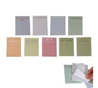 Sticky Notes | Coloured Sticky Pads | Sticky Notebook, Beautiful Sticky Note Pad, 270 Sheets, 9 x Convenient Rectangular Sticky Book Set for Office Use