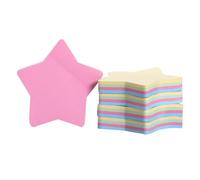Sticky Notes - Cute Self Adhesive Paper Note 500 Sheets | Thick No Bleed Reusable Memo Pads | 7.6 Cm Colorful Love Flower Star Shapes for Office School Home Meetings