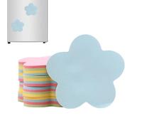 Sticky Notes - Cute Self Adhesive Paper Note 500 Sheets | Thick Reusable Notepads No Bleeding | Colorful 3" Love Flower Star Shapes for Meetings