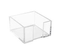 Sticky Notes Holder | Clear Acrylic Portable Storage Organizer - Sticky Note Organization Holder,for Office Home Office School Classroom College Dorm Table Bedroom Girls Boys