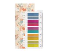 Sticky Notes in Ordinate 200 Pieces Transparent Sticky Notes Sticky Strips Sticky Markers Self Adhesive for Office School and Markings (N-Circus)