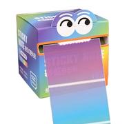 Sticky Notes - Mother of Pearl Paper 2.95 x 2.76 x 2.76 inches | Translucent Coloured Notepad, Extendable Notepad with 105 Sheets/Roll Pad | Notebook, Home Workplace, Highlights, School Memories