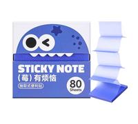 Sticky Notes - Office Memo Sheets, Smooth Writing Paper, 80 Pages