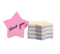 Sticky Notes - Pack of 500 Sheets in Bright Shapes and Colours | Super Strong Removable Adhesive | For Office, School, Home & Organisation, Project Planning | 3x3 Inches