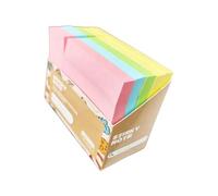Sticky Notes Pads Resist Bleed-Through with Gel and Colored Pens | Substantial Paper Weight, Bleed-Through Resistance with Gel and Colored Pen, Clear Handwritten Note and File Label