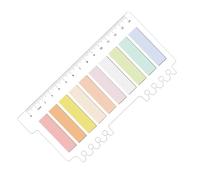 Sticky Notes - PET 200pcs Colored, Page Index Tabs, Reading Enhancer Text | Great for Student Teacher Notebook, Scrapbook File