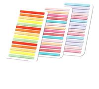 Sticky Notes, Post It Notes 3000 Sheets Multicolor Transparent Fluorescent Index Tabs Flags Bookmark Pack(Color-15)