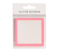Sticky Notes Set, Colored Border and Outlines, 7.6x7.6x0.5cm, Glitter Notepads Stationery, Post Self-Stick Notes Pads, Bright Colored Paper for Journaling Notebook Planner Study