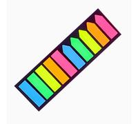 Sticky Notes Tabs, 200 Pcs Sticky Notes Flags, 2 Shapes Sticky Notes Page Markers, Mini File Tabs, for Page Marking and Recording Inspiration