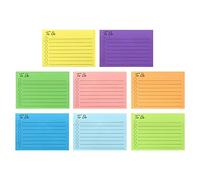 Sticky Notes, to Do List Sticky Notes Pad, 8 Pack Sticky Notes, Square Shape DIY Craft Note Pad,Self Stick Note Colorful Big Square Sticky Notes for Office, Meeting, School(8 Color)